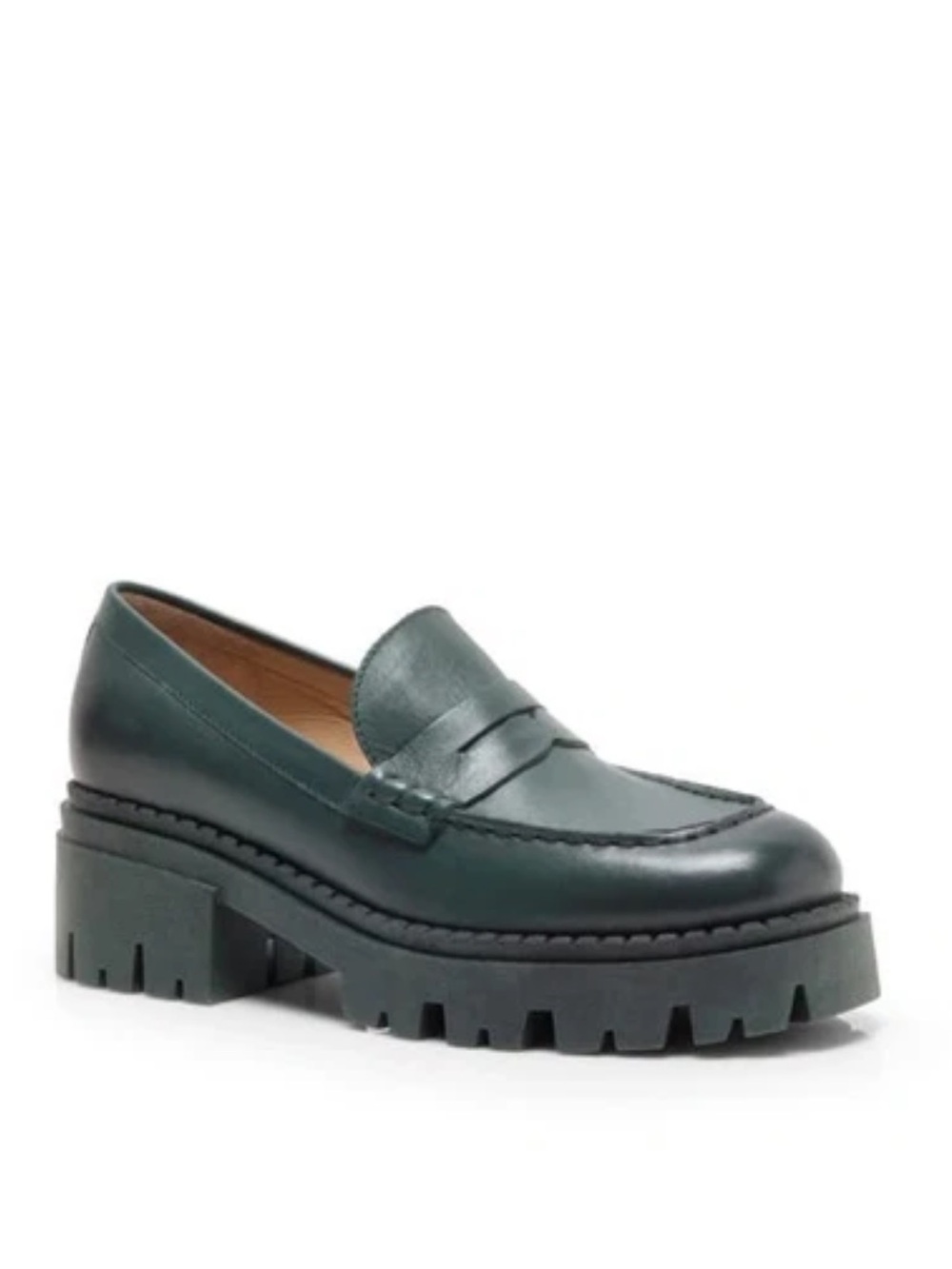 Free People Lyra Leather Loafers